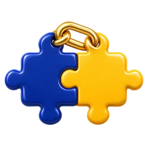 Two puzzle pieces fitting together