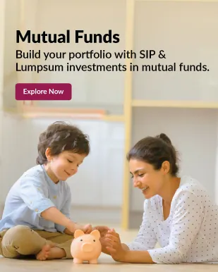 Original mutual-funds campaign card from Axis Direct